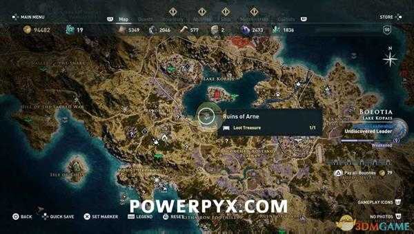 《刺客信条：奥德赛》所有水下宝藏位置一览