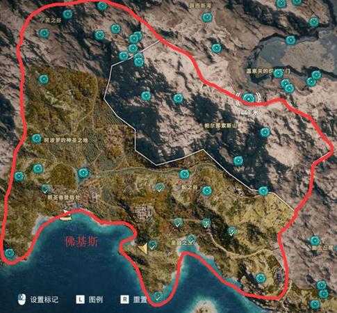 《刺客信条：奥德赛》全奥利哈钢地图位置一览