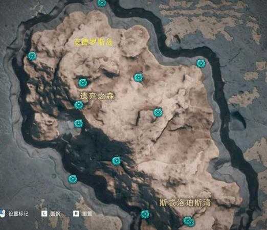 《刺客信条：奥德赛》全奥利哈钢地图位置一览