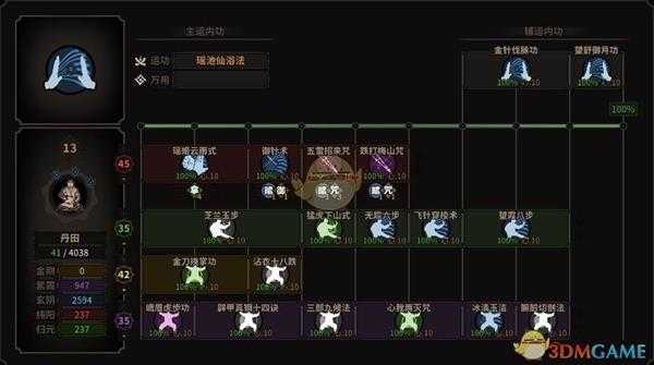 《太吾绘卷》内伤柔拳流开局详解