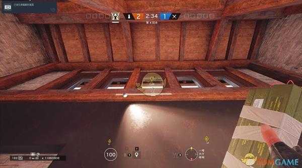 《彩虹六号：围攻》木屋防切墙C4抛投技巧