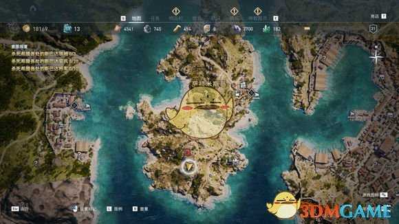 《刺客信条：奥德赛》部分谜题陶片位置一览