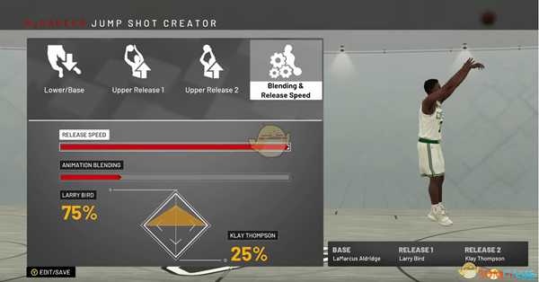 《NBA 2K19》漂移投篮及自定义投篮动作推荐