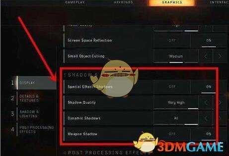 《使命召唤15：黑色行动4》画面应该怎么设置？