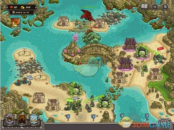 《王国保卫战：前线》海洋关卡过关布置攻略