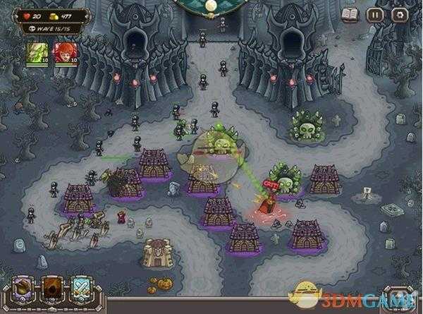 《王国保卫战：前线》万圣节关卡过关布置攻略