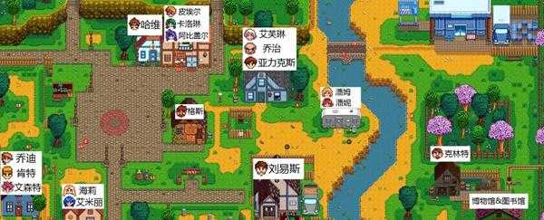 星露谷物语npc位置在哪