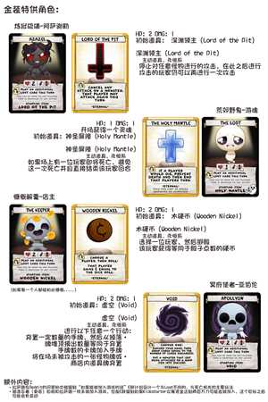 《以撒的结合：四魂》全初始人物卡介绍