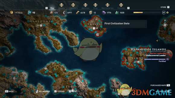 《刺客信条：奥德赛》全古墓位置一览