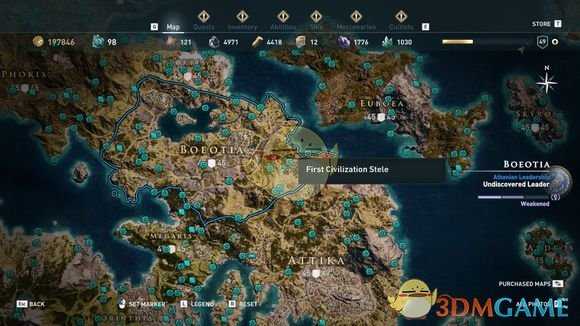 《刺客信条：奥德赛》全古墓位置一览