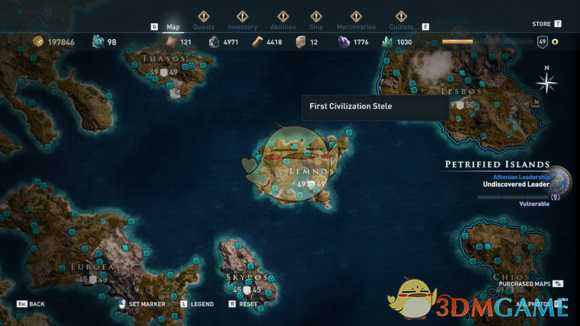 《刺客信条：奥德赛》全古墓位置一览