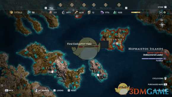 《刺客信条：奥德赛》全古墓位置一览