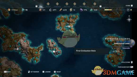 《刺客信条：奥德赛》全古墓位置一览