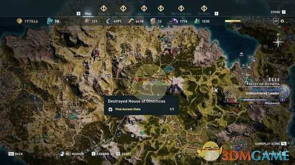 《刺客信条：奥德赛》全古墓位置一览