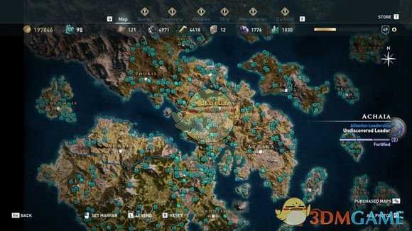 《刺客信条：奥德赛》全古墓位置一览