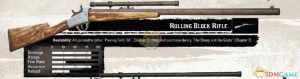 《荒野大镖客2》全武器性能图鉴汇总