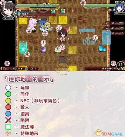 《不可思议的幻想乡TOD Reloaded》地下城界面各信息介绍说明
