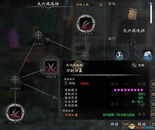 《河洛群侠传》全超凡功法获得攻略