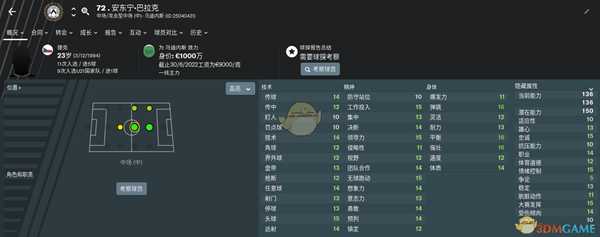 《足球经理2019》门将及中场球员推荐
