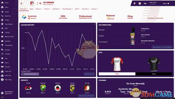 《足球经理2019》532战术分析