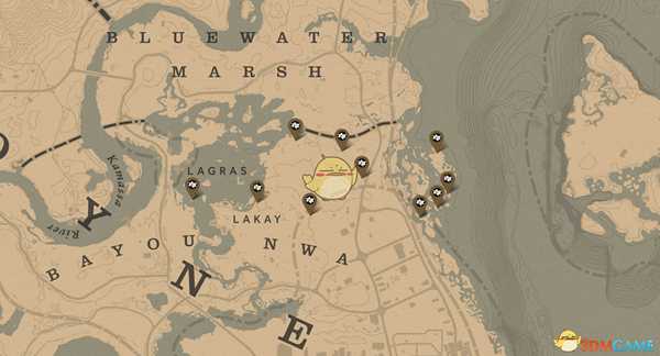 《荒野大镖客2》全稀有花朵位置分享