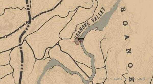 《荒野大镖客2》狼人彩蛋地图位置一览