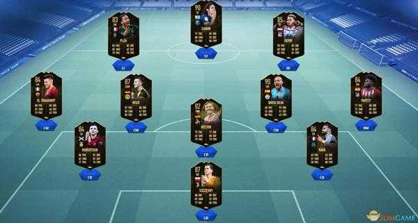 《FIFA 19》第九周周最佳黑卡球员阵容一览