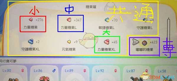 《精灵宝可梦LetsGo皮卡丘伊布》糖果系统详解