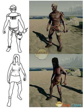 《森林》迷失森林野人介绍之——普通野人