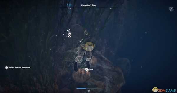 《刺客信条：奥德赛》波塞冬之怒箱子位置