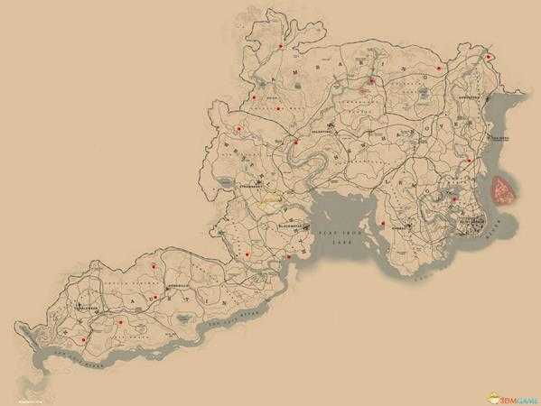 《荒野大镖客2》线上模式盗贼据点位置一览