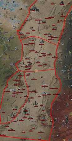 《辐射76》中文地图索引——野人岭区