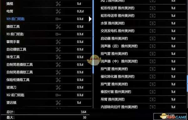 《小偷模拟器》车子可拆部位一览