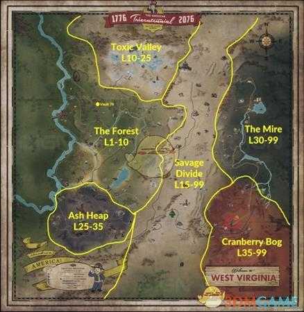 《辐射76》CAMP建设位置指南