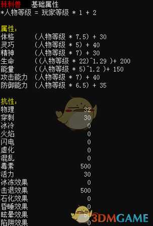 《恐怖黎明》战宠基础属性介绍