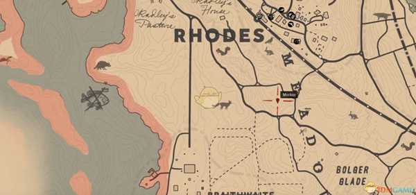 《荒野大镖客2》刷完美獾皮位置分享