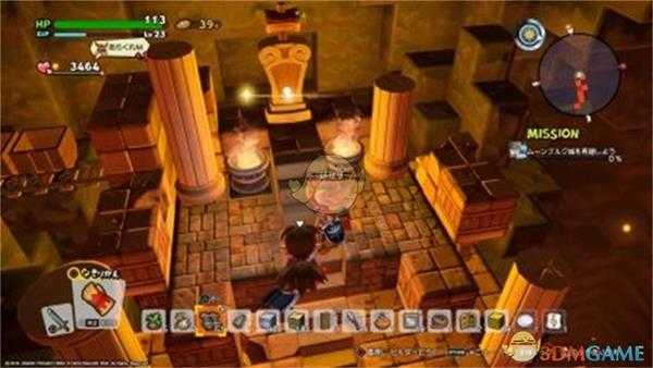 《勇者斗恶龙：建造者2》欧卡穆尔岛熔岩地带的深处谜题解法分享