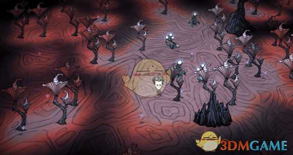 《饥荒：联机版》洞穴地形完全解析——红蘑菇森林篇