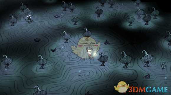 《饥荒：联机版》洞穴地形完全解析——绿蘑菇森林篇