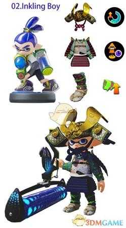 《喷射战士2》全amiibo对应服装及服装技能一览