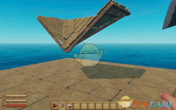 《木筏求生》倒置屋顶建造教学