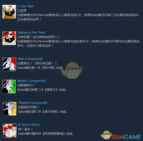 《凯瑟琳》全成就中文版一览