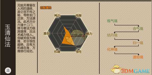 《了不起的修仙模拟器》玉清仙法修炼技巧分享