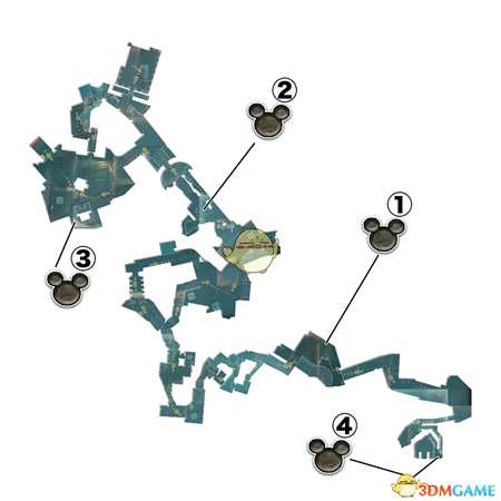 《王国之心3》奥林匹斯世界全米奇幸运标记位置攻略
