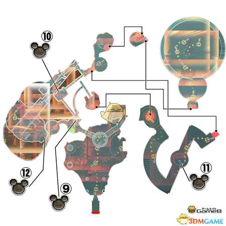 《王国之心3》奥林匹斯世界全米奇幸运标记位置攻略