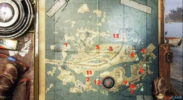 《地铁：逃离》伏尔加河装备搜集点一览