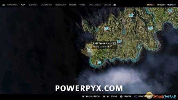 《孤岛惊魂：新曙光》全钓鱼位置一览