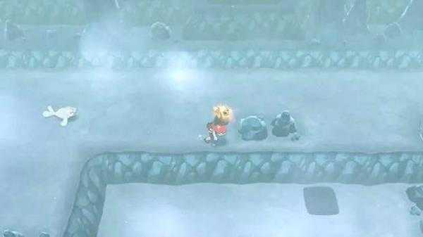 ns宝可梦双子岛怎么推石头