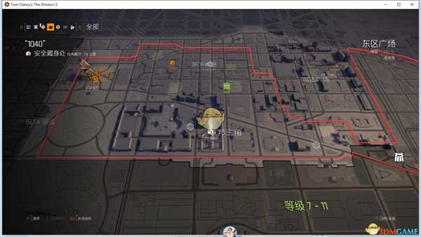 《全境封锁2》地图使用方法介绍