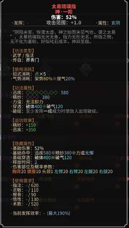 《太吾绘卷》玄阴指法之界青门一览